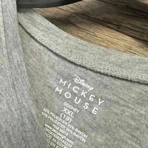 Disney Gray Mickey Mouse T-Shirt Women’s XXL - Picture 3 of 3